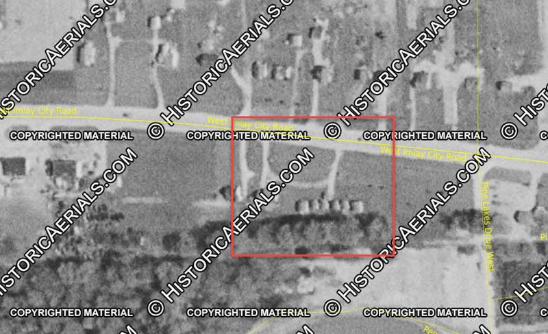 M-21 Motor Court - 1957 Aerial (newer photo)